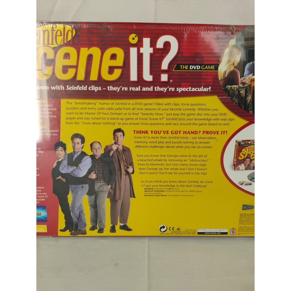Mattel Scene It DVD Game Seinfeld Edition New & Sealed - Picture 6 of 8
